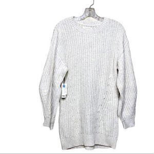 Treasure & Bond cable knit balloon sleeve sweater